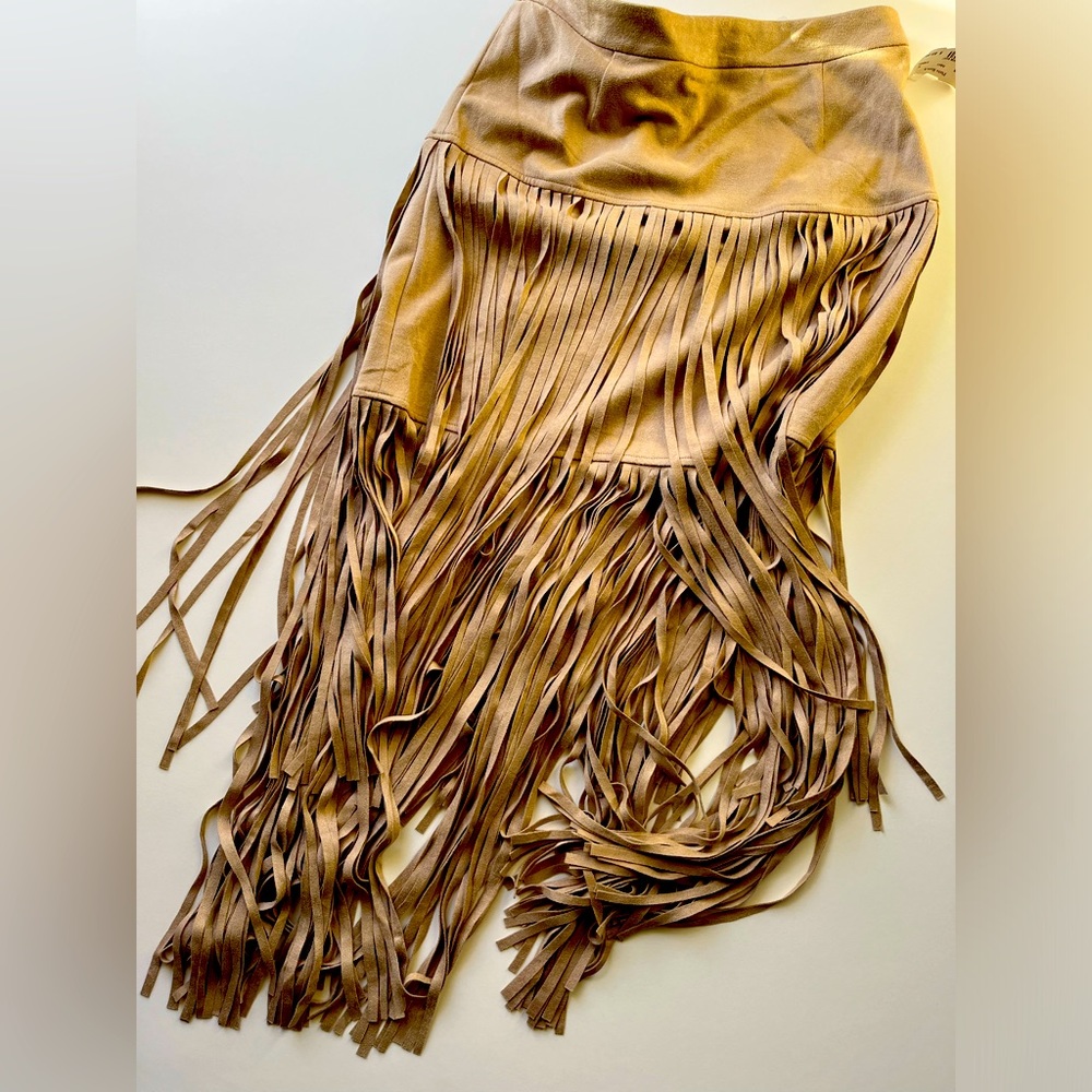 Women’s Adore Suede Fringe Skirt